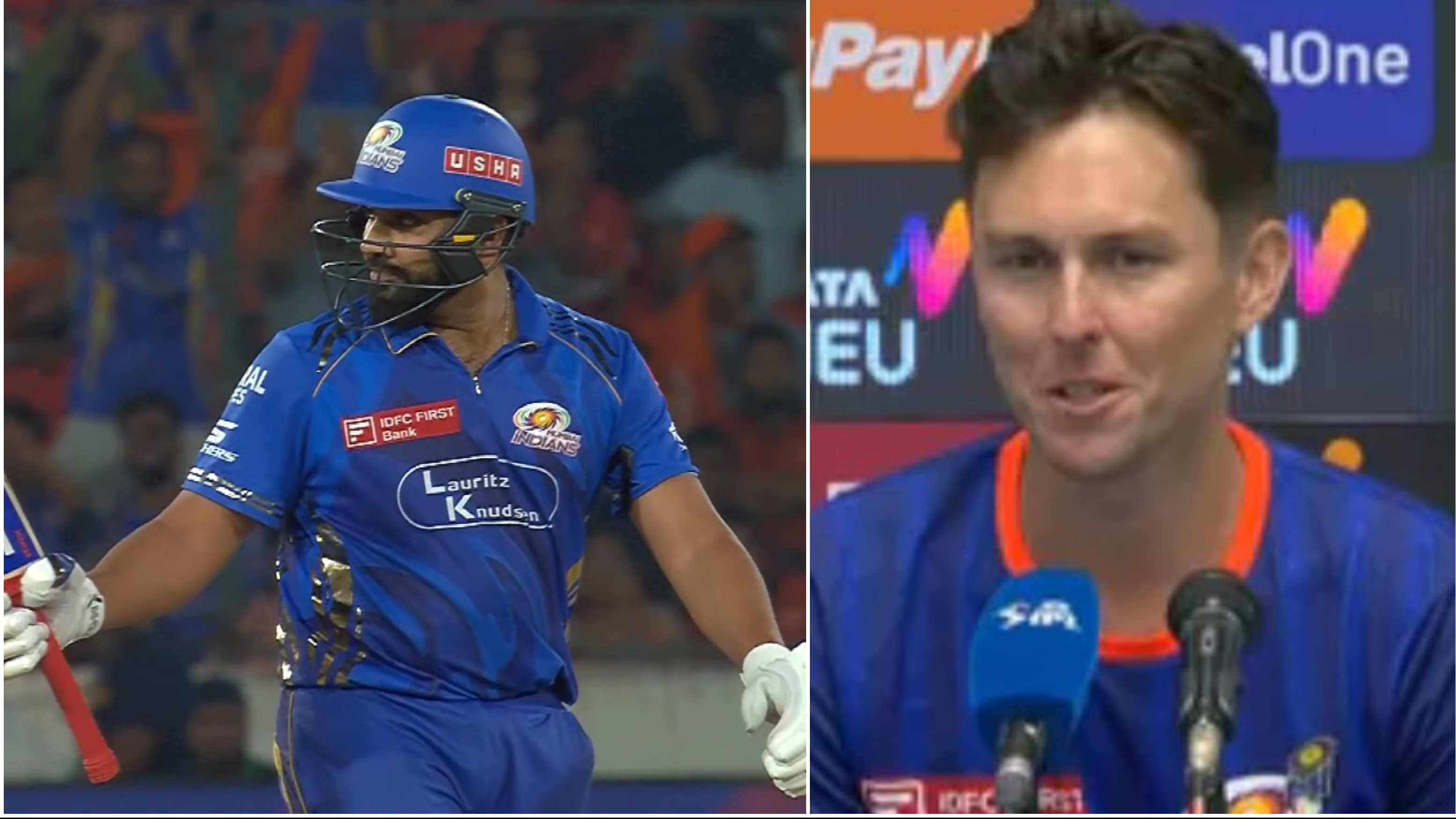 “Playing nicely just at the right time,” Boult backs Rohit to play a pivotal role for MI in the remainder of IPL 2025 season