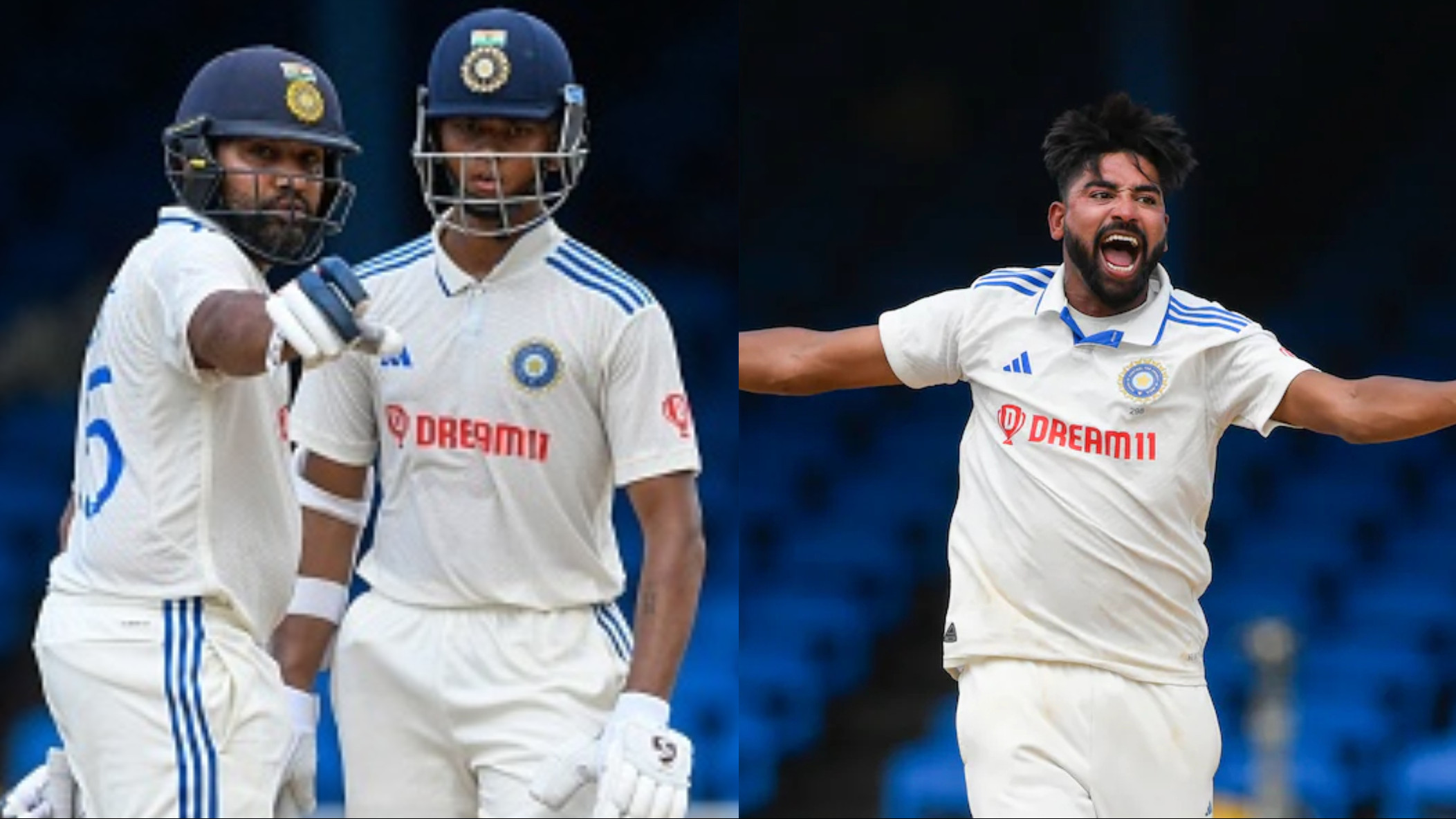 Yashasvi Jaiswal, Mohammed Siraj and Rohit Sharma big gainers in ICC Test Players' rankings after 2nd Test v West Indies