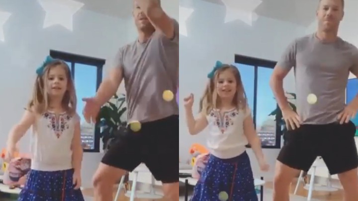 WATCH - David Warner and his daughter dance on 'Sheila ki jawani'; fans find it adorable