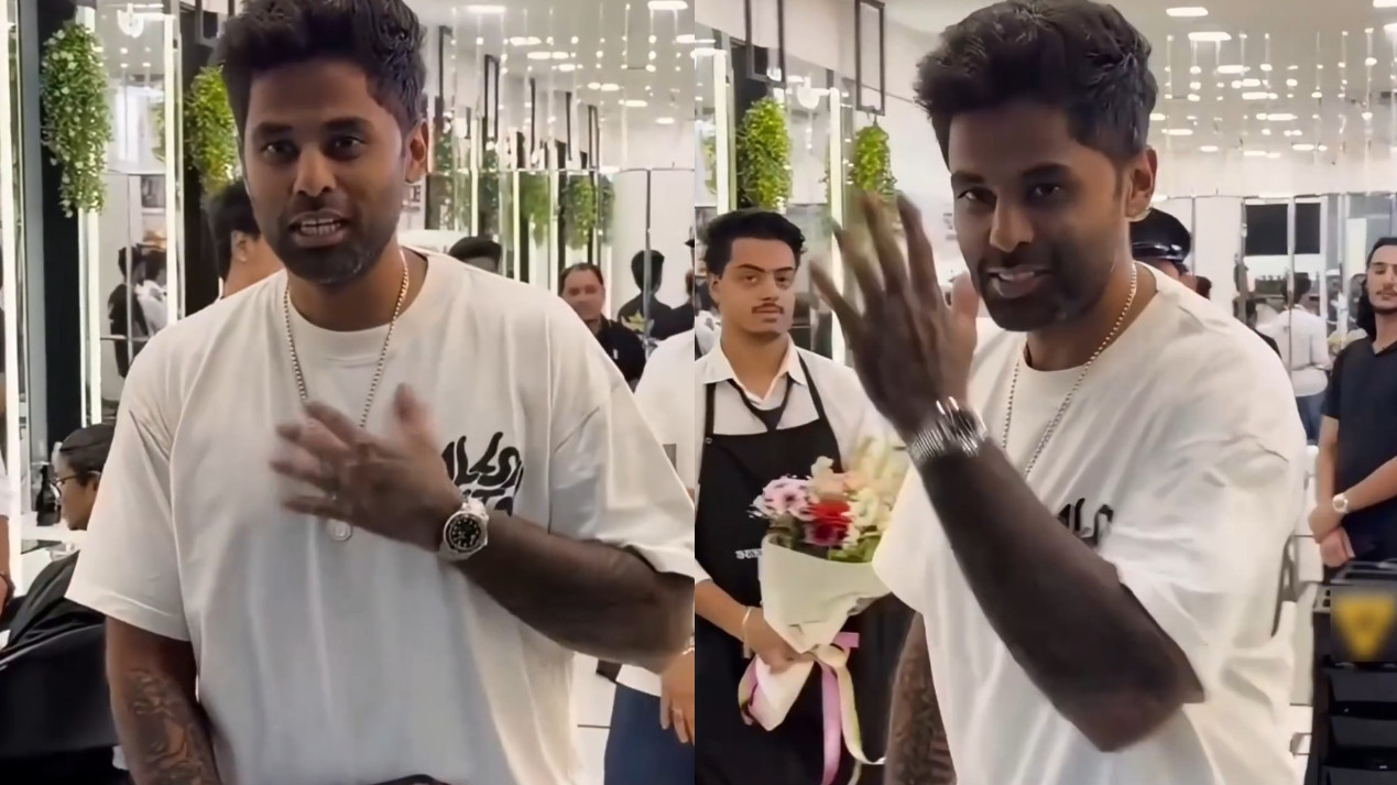 WATCH- “Accha to chal raha hai”- Suryakumar’s witty reply to paparazzi saying ‘Bhai miss kar rahe hain'