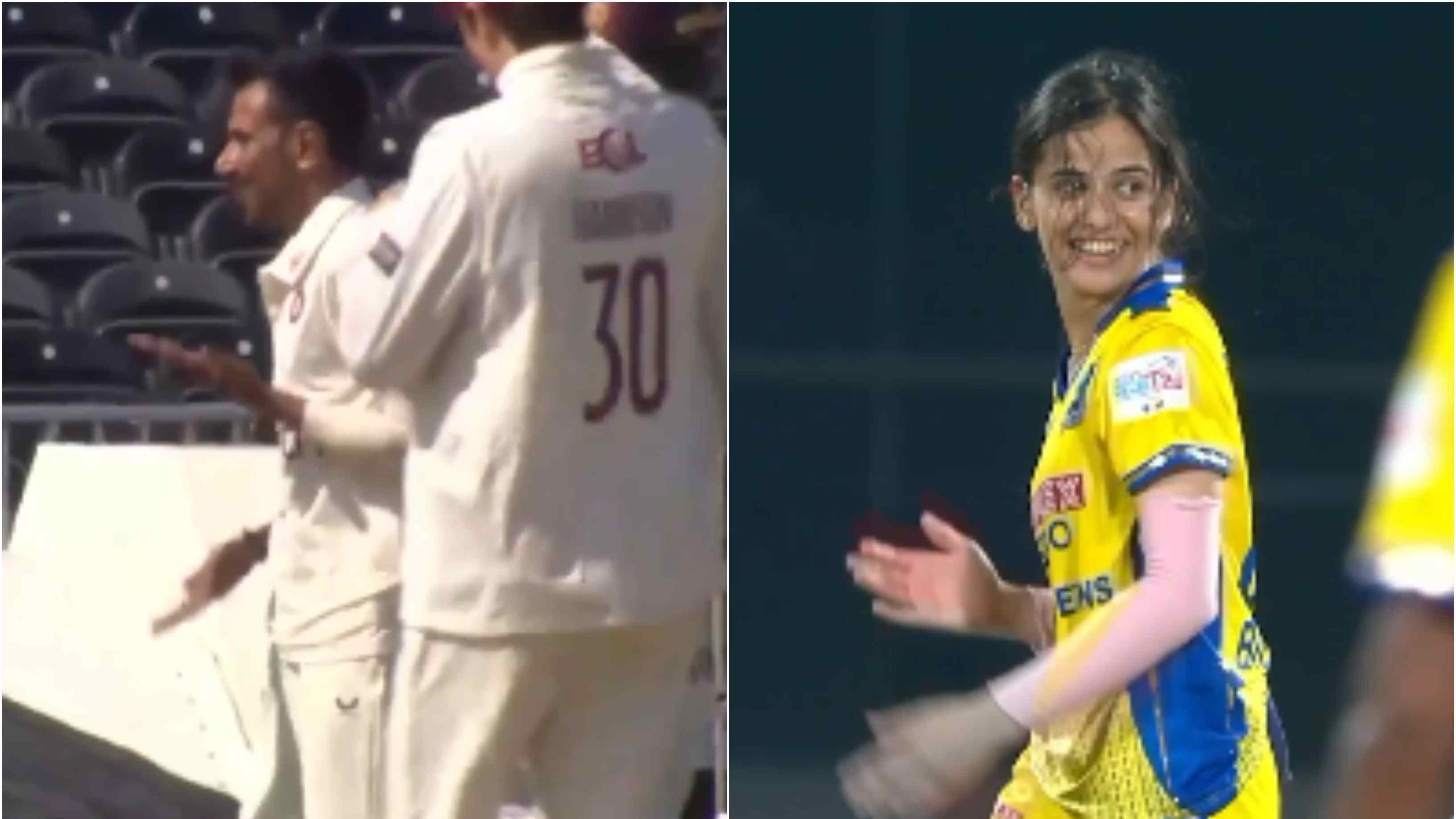 WATCH: Yuzvendra Chahal recreates Delhi Medhavi Bidhuri's viral '6-7' celebration in County Championship
