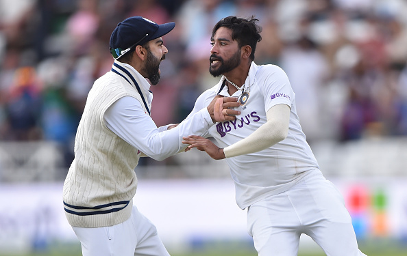 Virat Kohli and Mohammed Siraj | GETTY