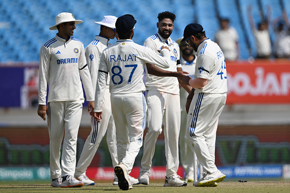 Siraj returned with four wickets to help India bundle out England for 319 | Getty