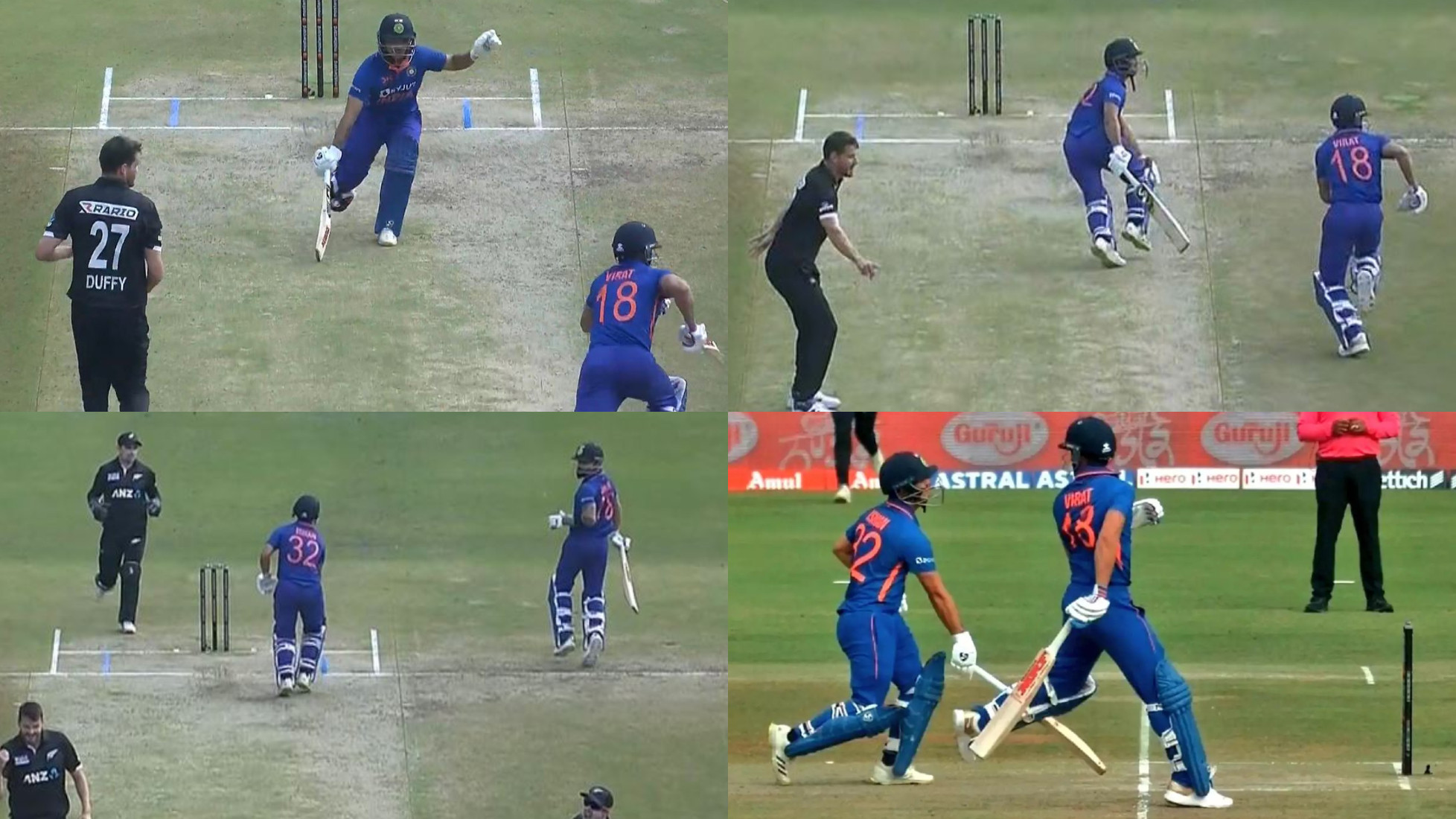 IND v NZ 2023: WATCH- Ishan Kishan seemingly sacrifices his wicket for Virat Kohli, gets run out for 17