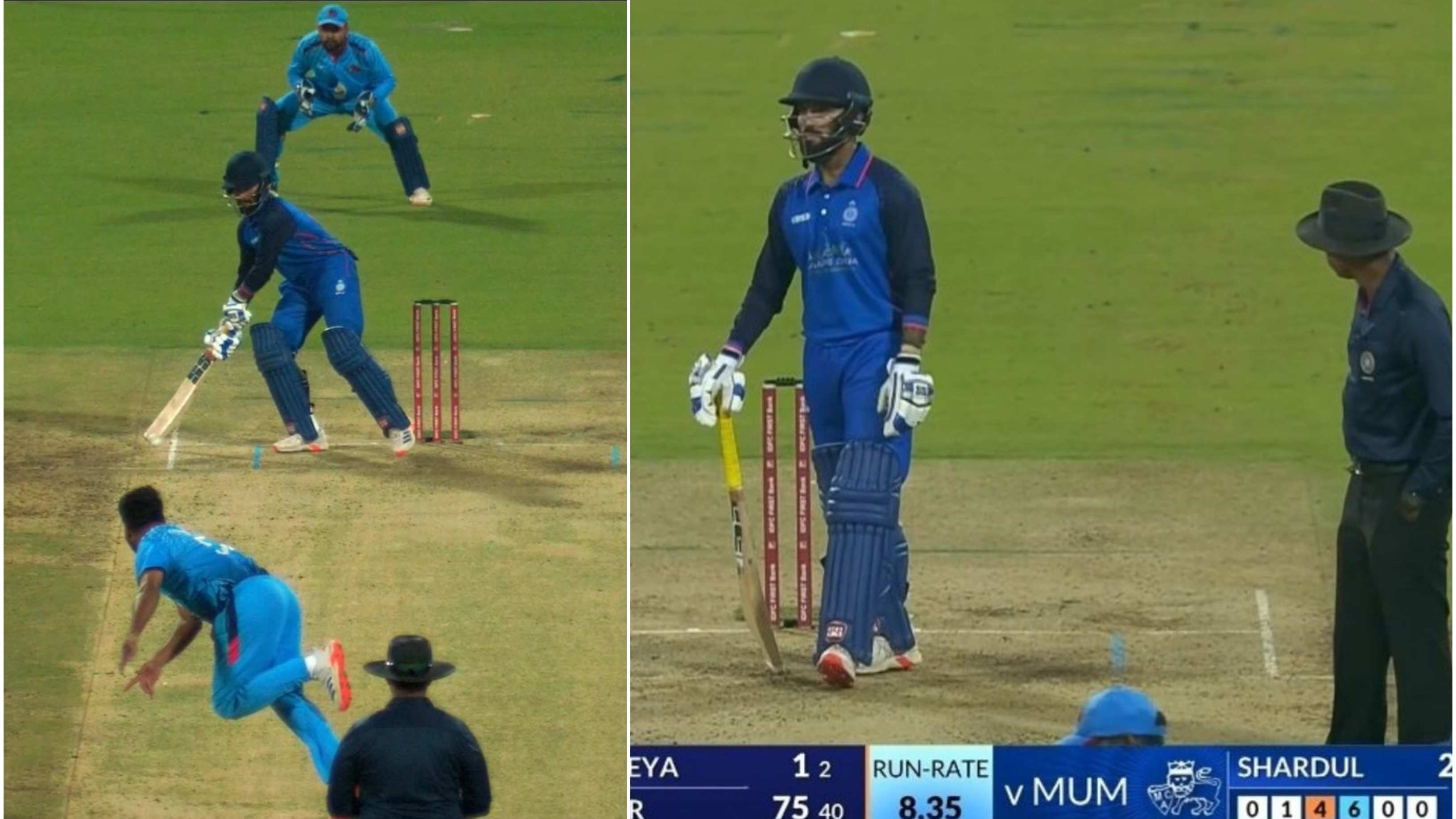 SMAT 2024: Rajat Patidar makes TV umpire retract wrong decision by standing his ground; netizens react