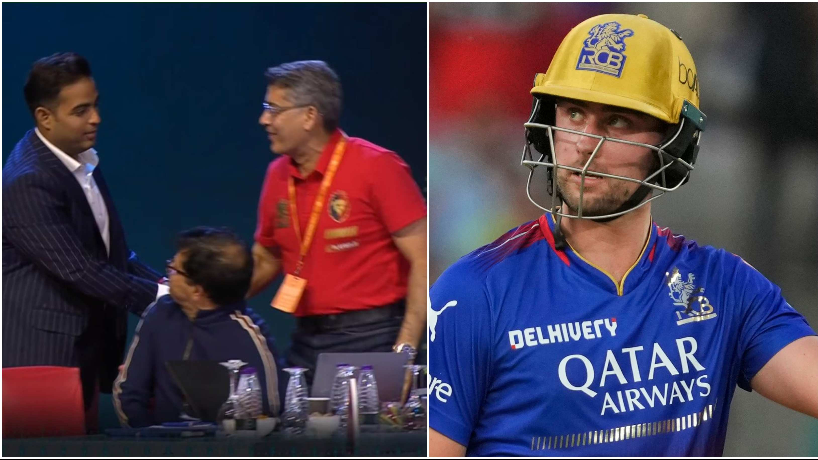 IPL 2025 Auction: WATCH – Akash Ambani goes to RCB table to shake hands after they refused to use RTM on Will Jacks