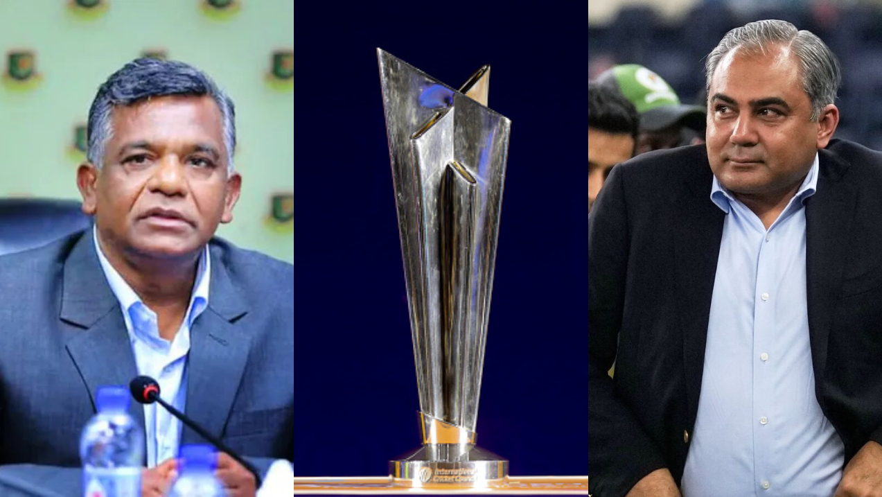 BCB's Aminul Islam and PCB's Mohsin Naqvi to meet before ICC meeting for T20 WC | Getty