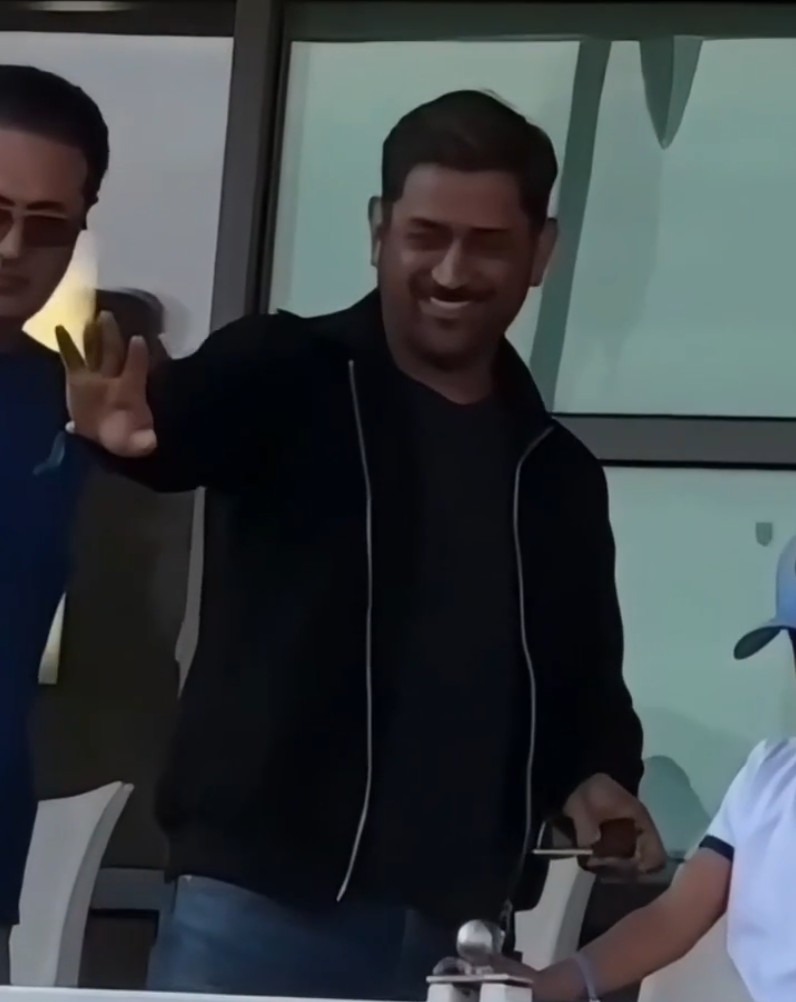 MS Dhoni was present in Nottingham on his 45th birthday to watch the third T20I | X