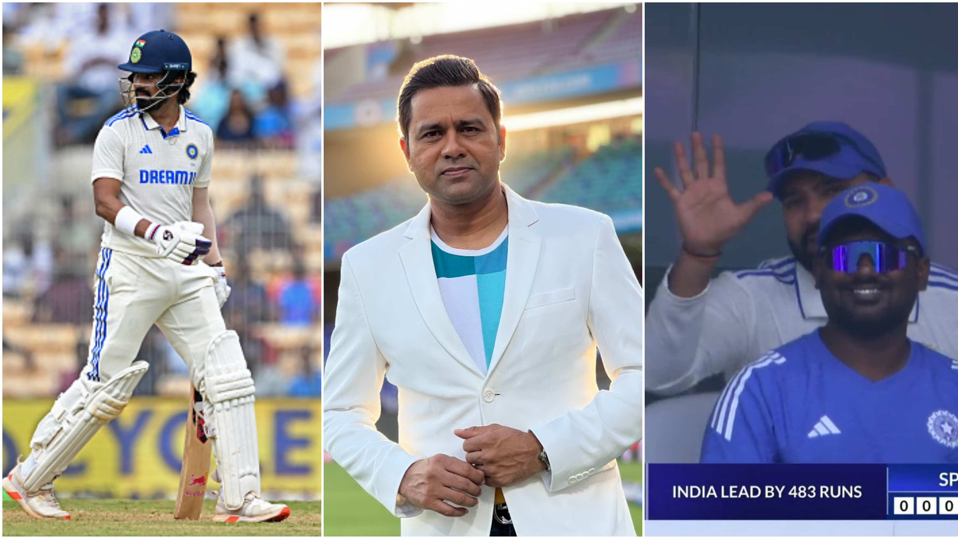 IND v BAN 2024: “One-and-a-half days were left,” Aakash Chopra suggests Rohit could have delayed declaration for Rahul’s fifty