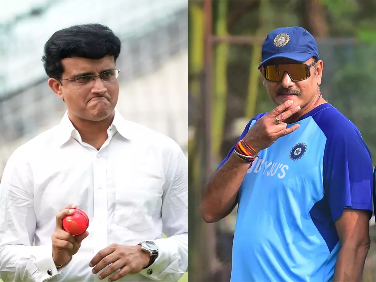 Sourav Ganguly and Ravi Shastri share a lot of cold vibes 