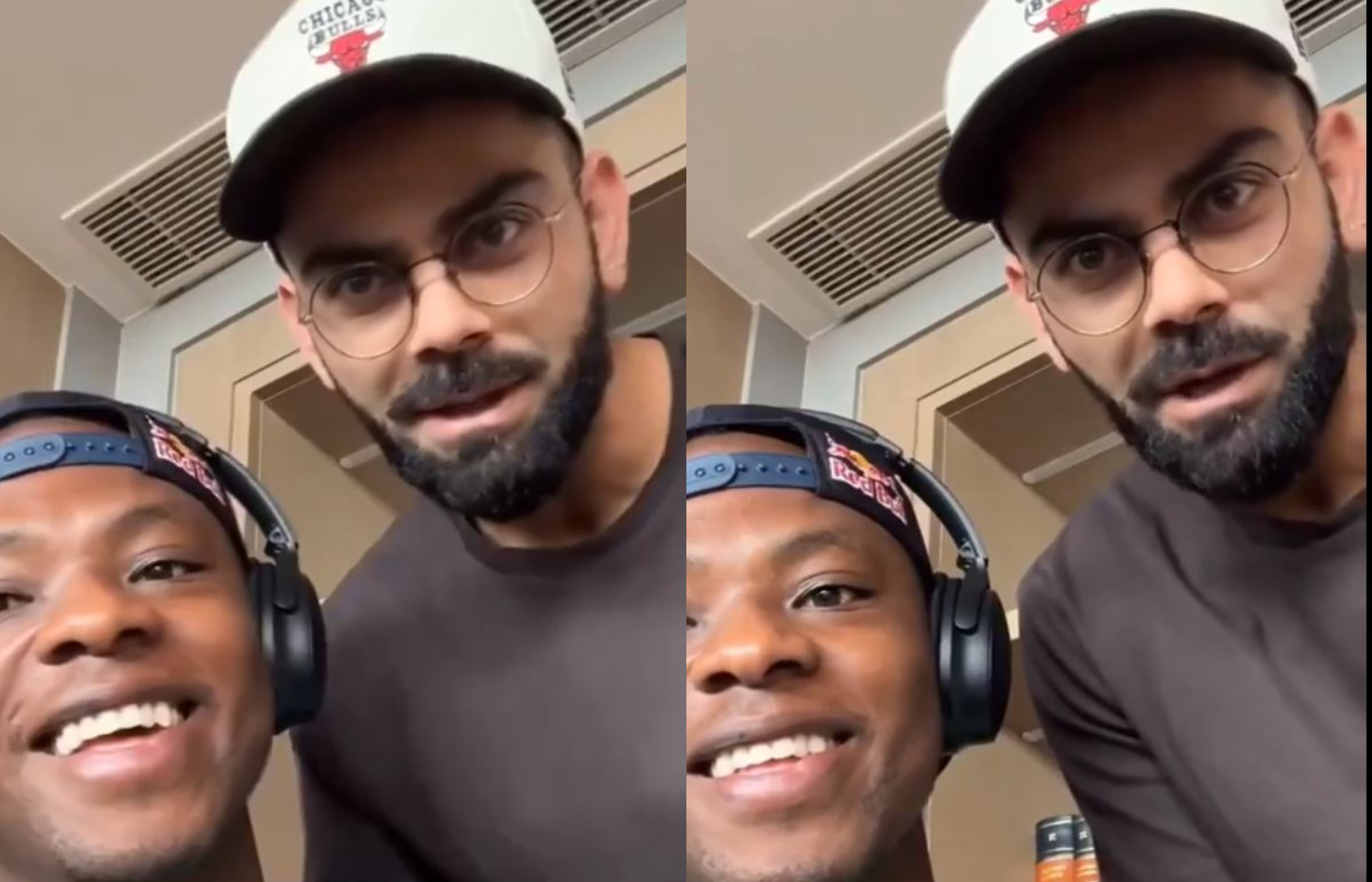 Virat Kohli crashed Rabada's podcast interview | X