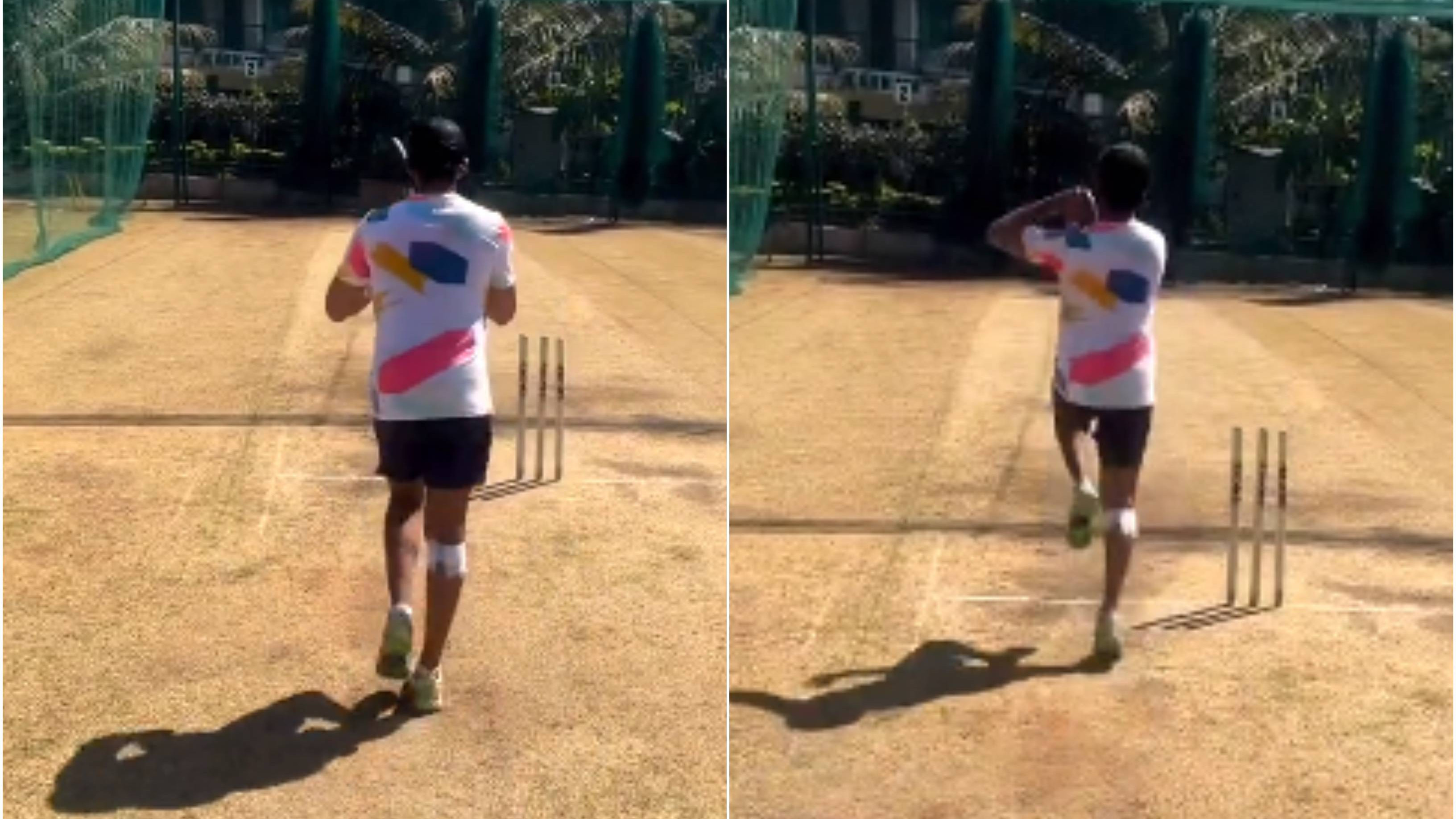 WATCH: Ravindra Jadeja rolls his arms in nets with taped knee ahead of Border-Gavaskar Trophy