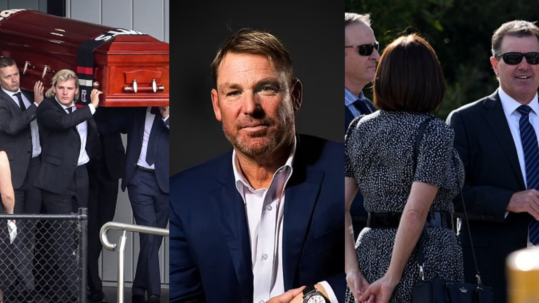Shane Warne’s family and friends bid farewell to him in a private funeral