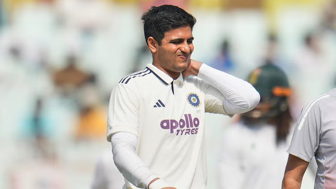 Shubman Gill suffered a neck injury in first Test in Kolkata against South Africa  | Getty