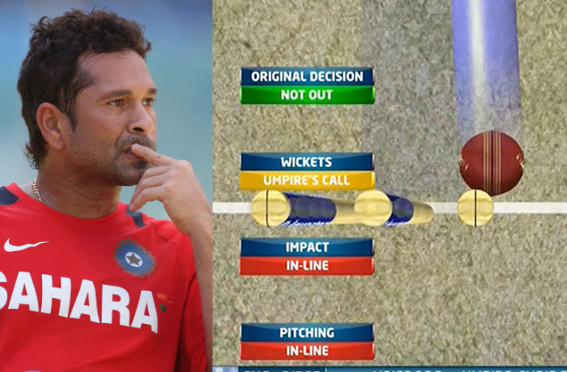 Tendulkar said that umpire's call should be removed from DRS