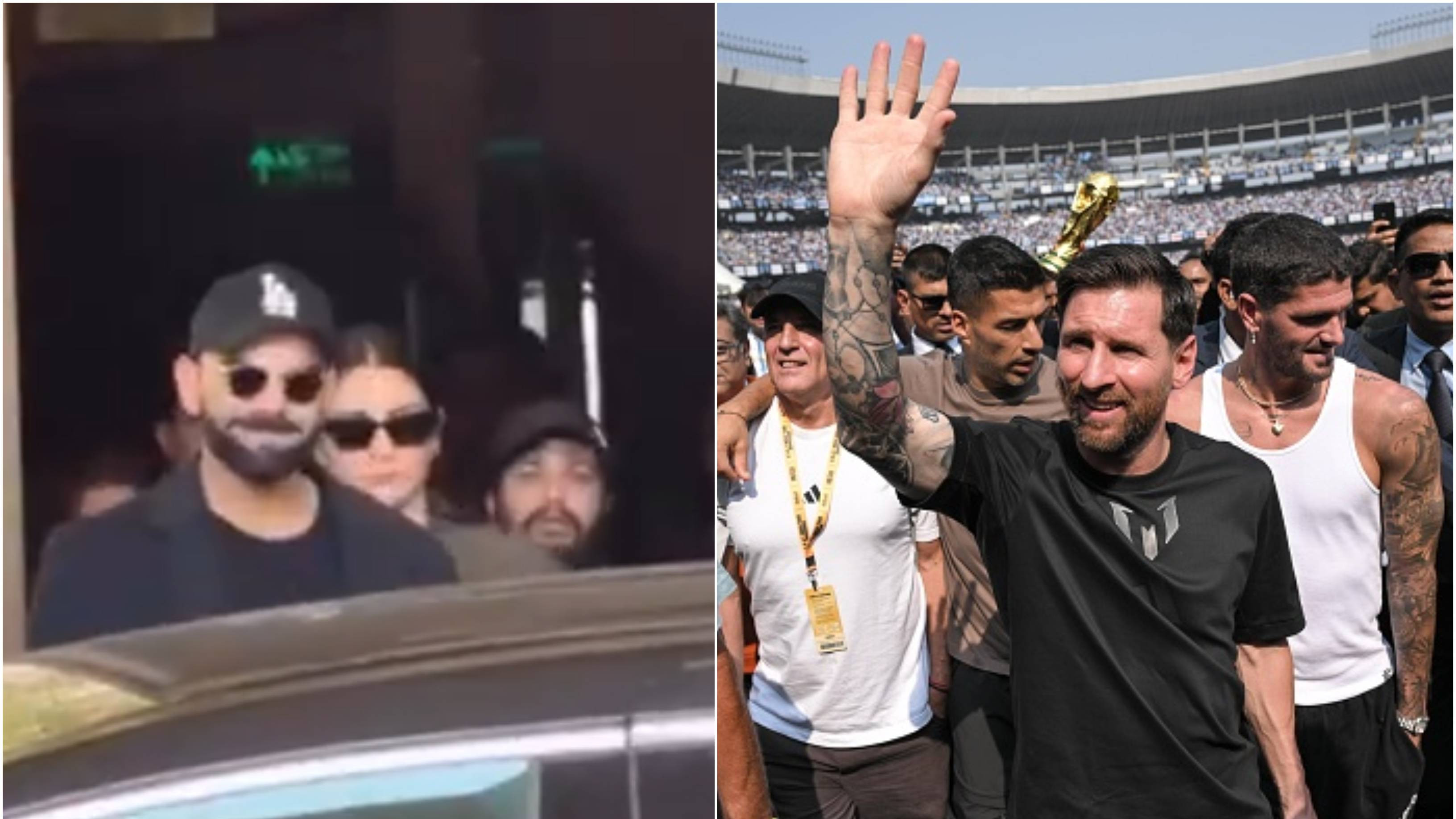 WATCH: Virat Kohli returns to Mumbai from London, fuels speculation about his possible meeting with Lionel Messi