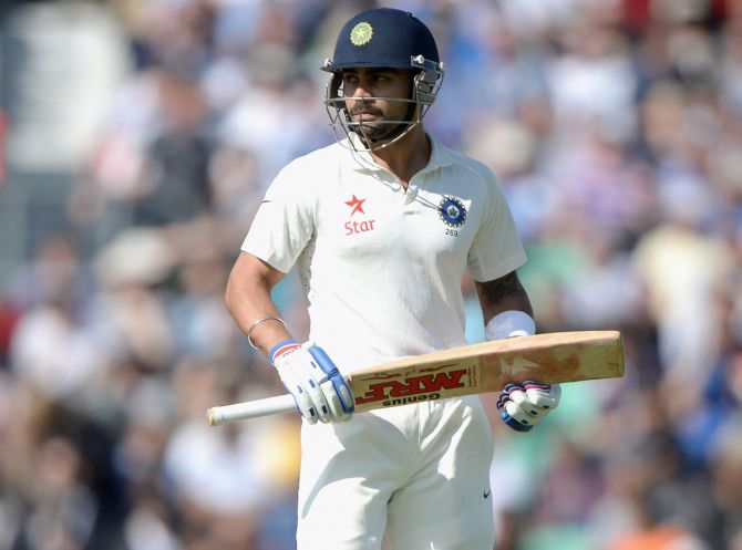 Kohli had a disastrous tour of England in 2014 | AFP