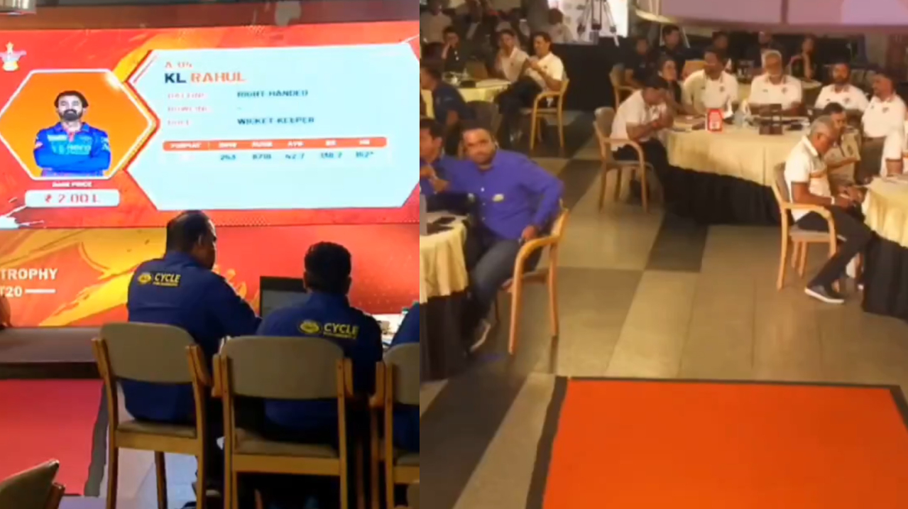 KL Rahul went unsold in Maharaja T20 KSCA Trophy auction | X