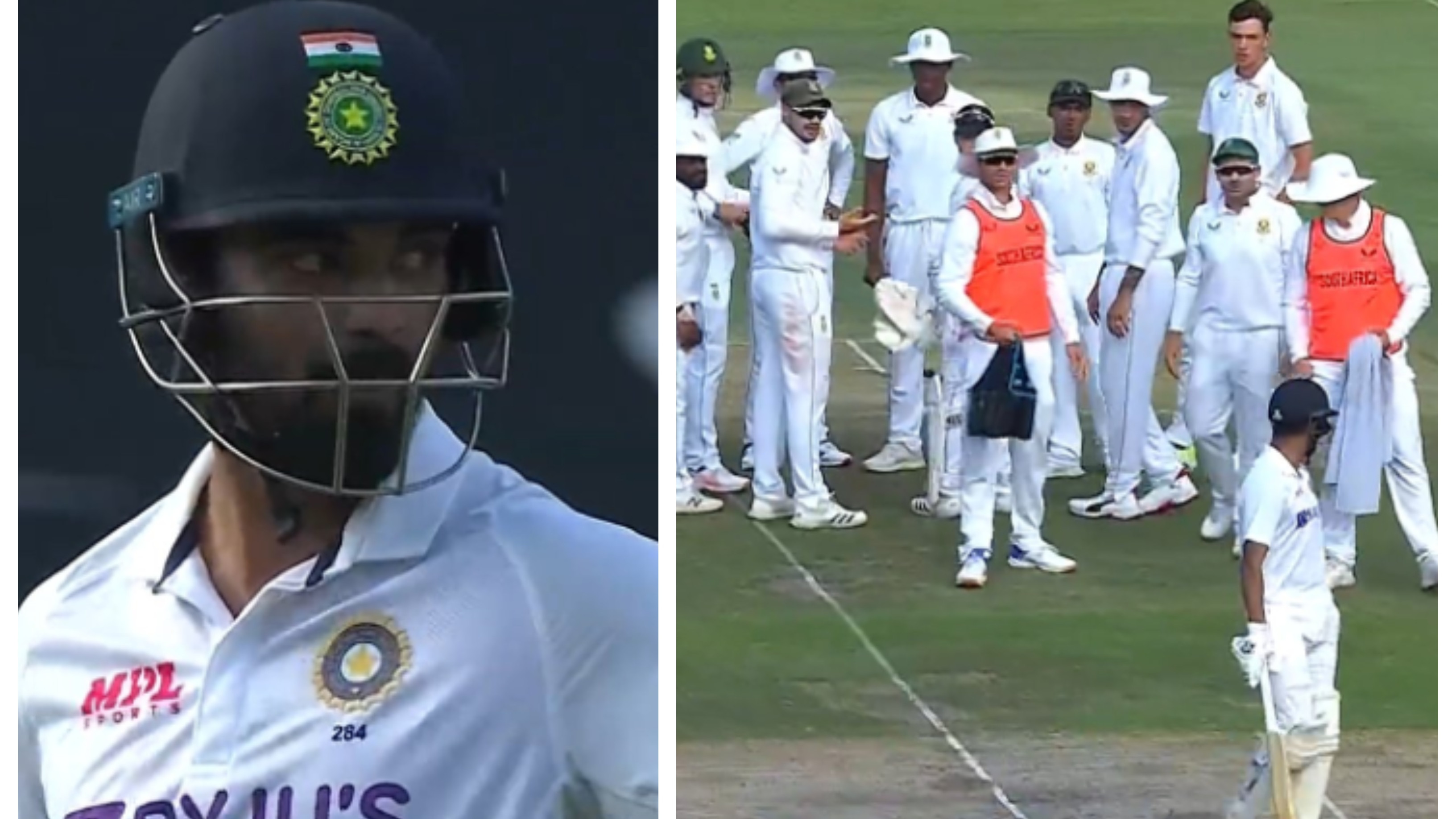 SA v IND 2021-22: Dean Elgar and KL Rahul indulge in a heated exchange on Day 2 in Johannesburg