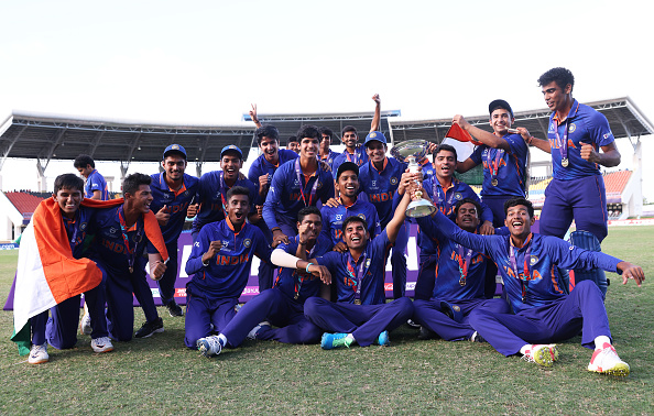 India U19 won their fifth World Cup title | GETTY 