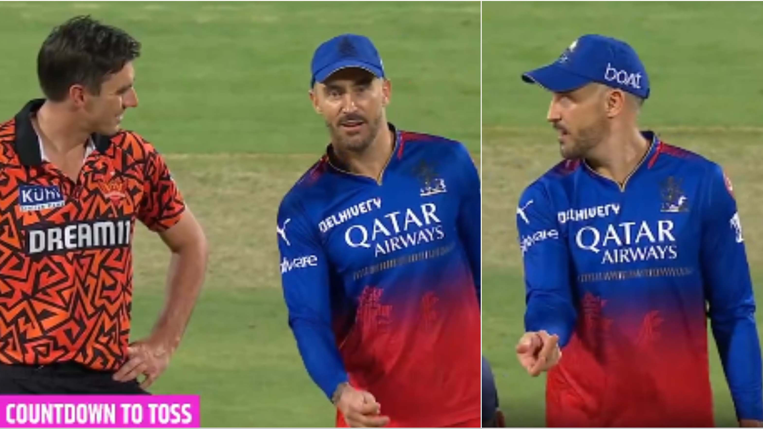 IPL 2024: WATCH - Faf du Plessis apparently hints at Javagal Srinath toss controversy; Pat Cummins shocked