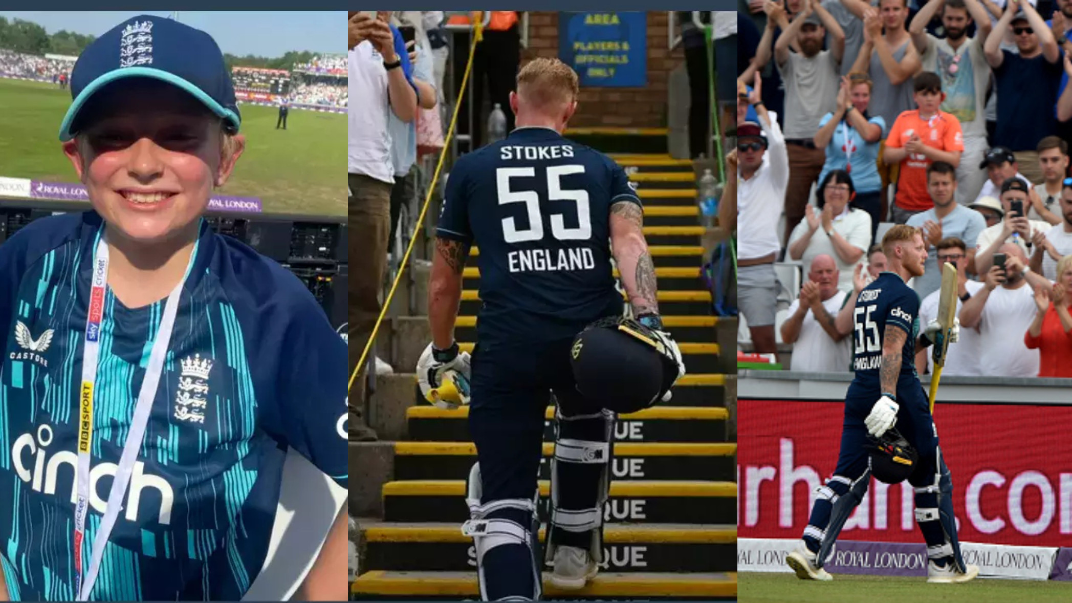 ENG v SA 2022: WATCH- Ben Stokes gets standing ovation on farewell; gifts his England cap to young fan
