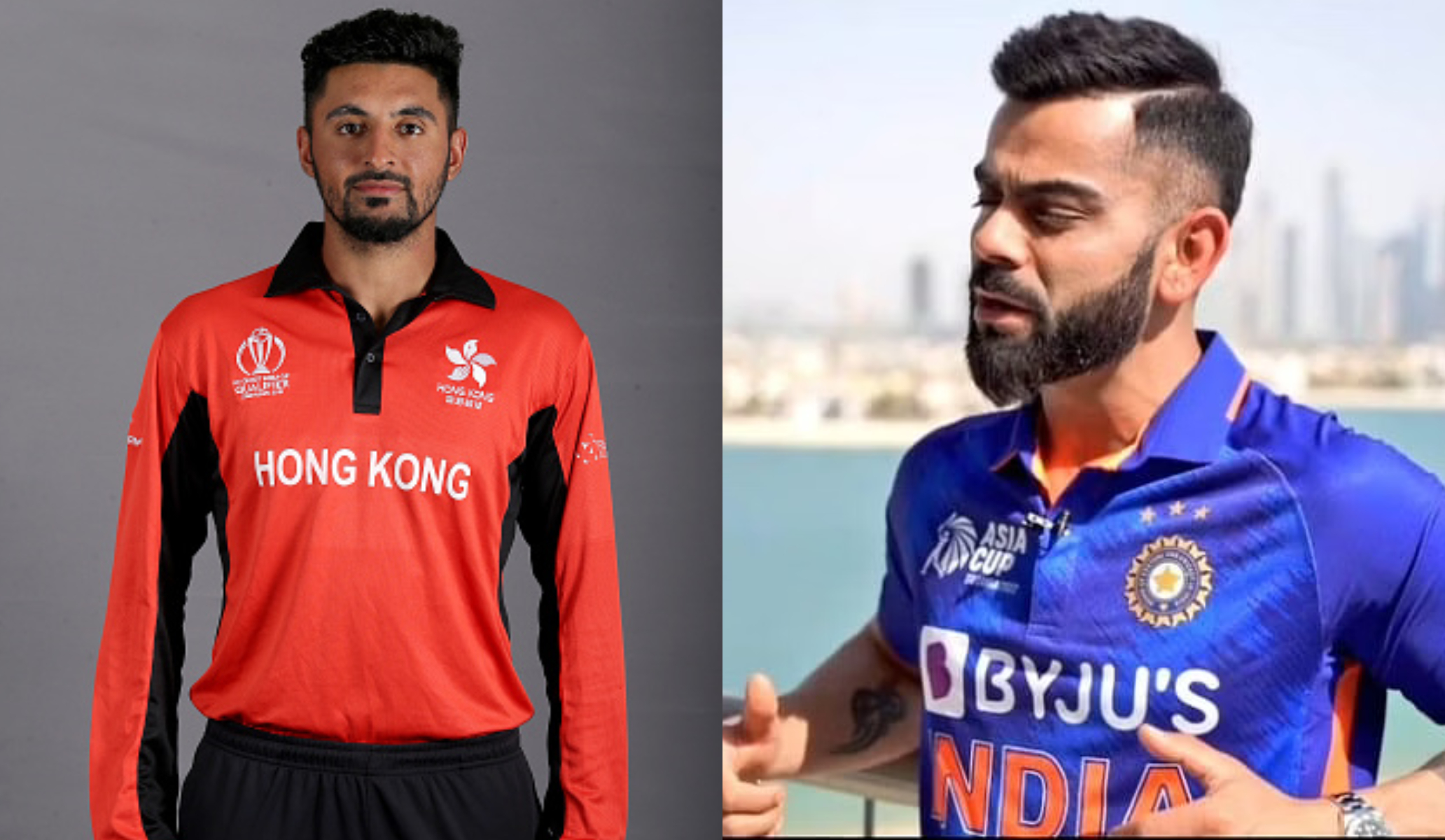 Nizakat Khan and Virat Kohli | Getty Images