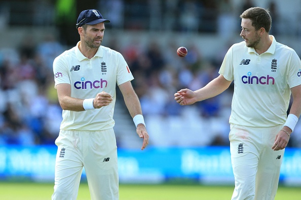 Ollie Robinson and James Anderson | Getty