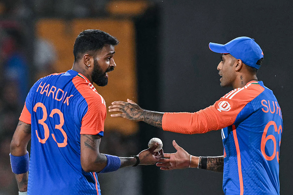 Hardik Pandya and Suryakumar Yadav | Getty