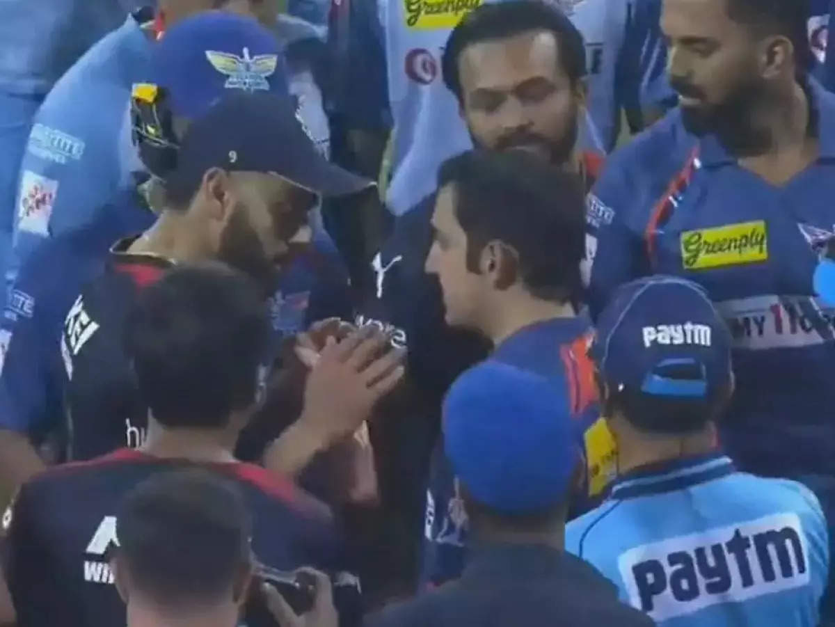 Gambhir and Kohli got into a verbal argument after a RCB-LSG match in IPL 2023 | Twitter