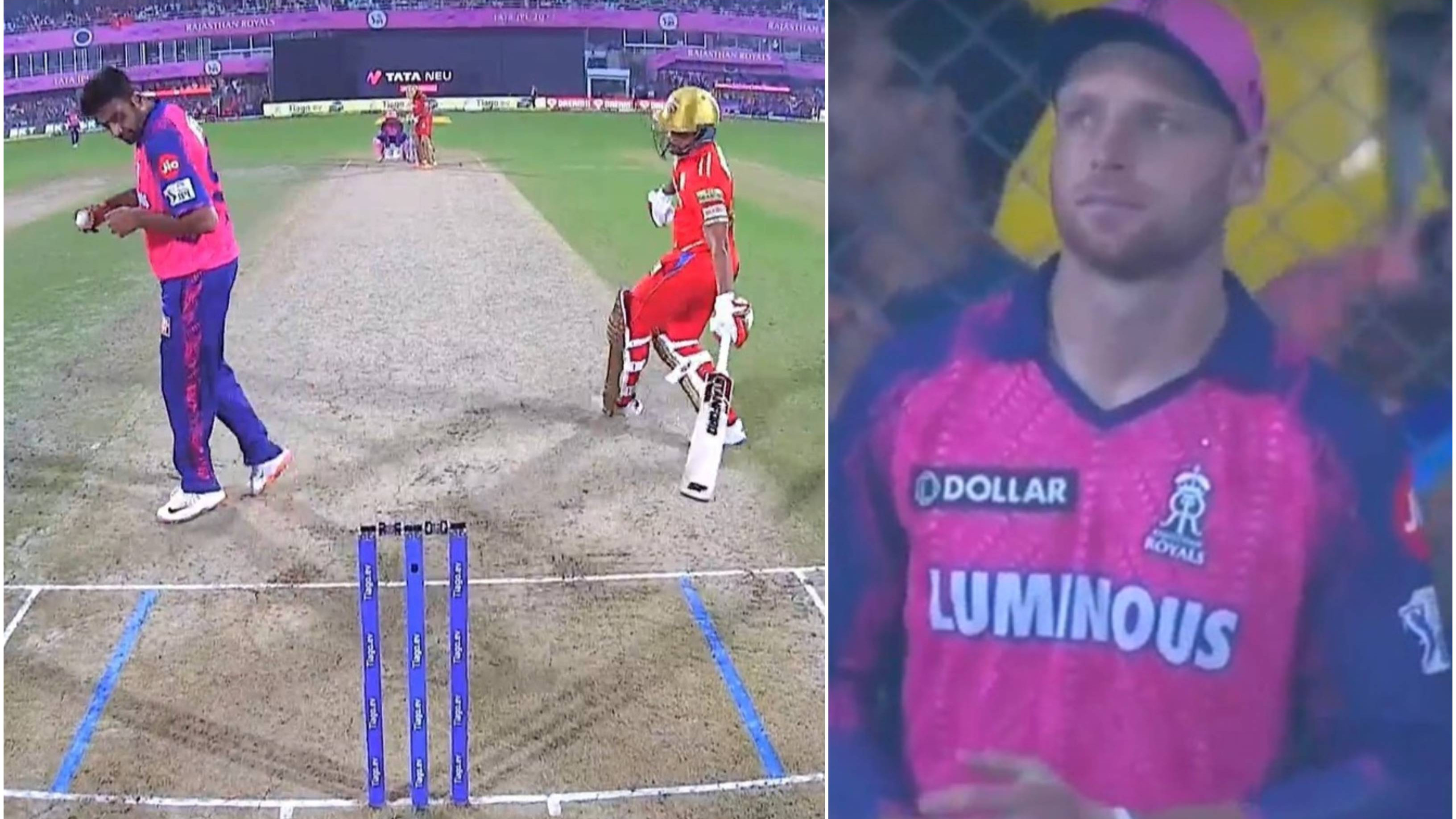 IPL 2023: WATCH – R Ashwin almost runs out Shikhar Dhawan at non-striker’s end during RR-PBKS clash