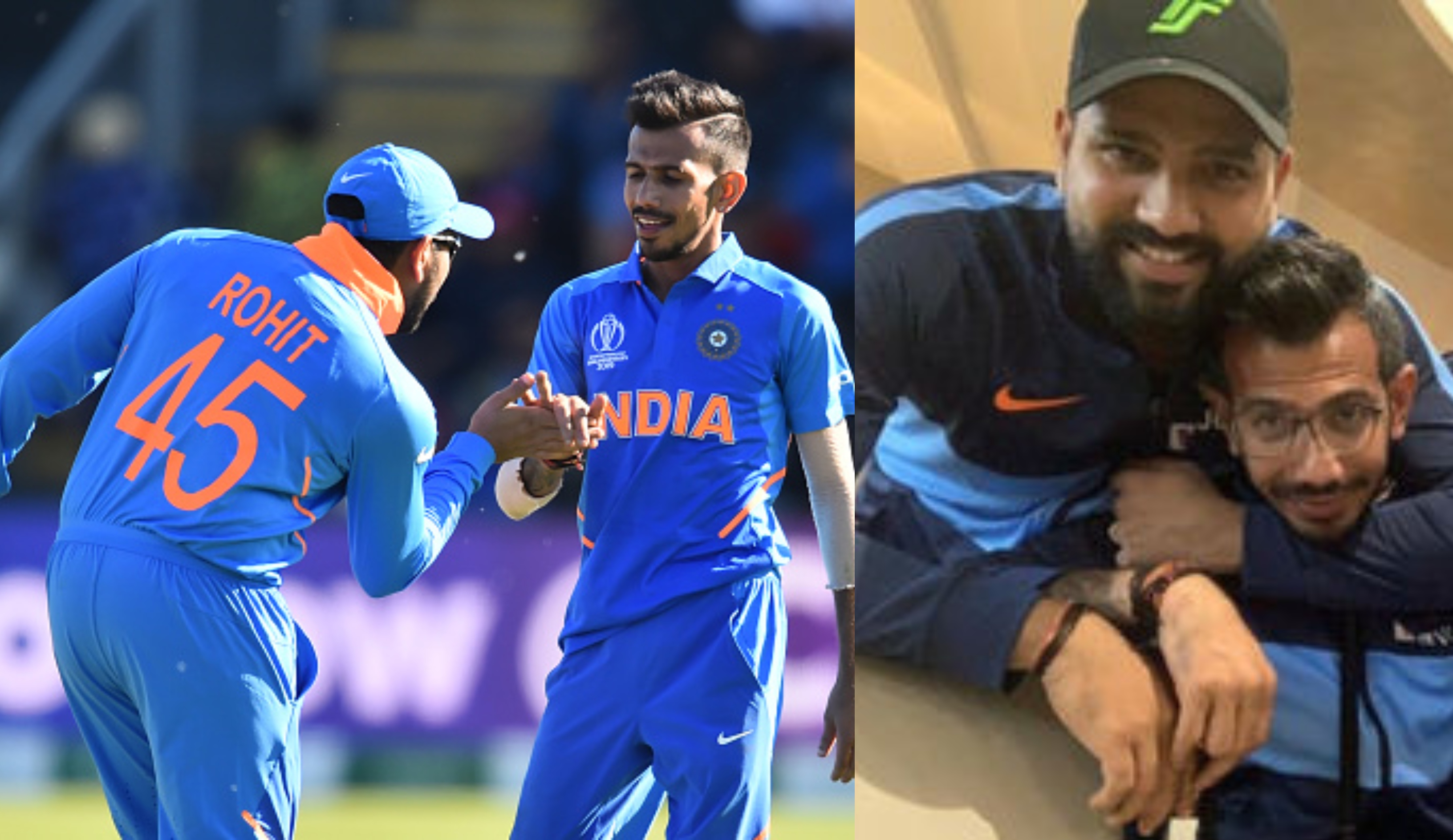 Rohit and Chahal have been very fond of each other | Getty Images/Twitter