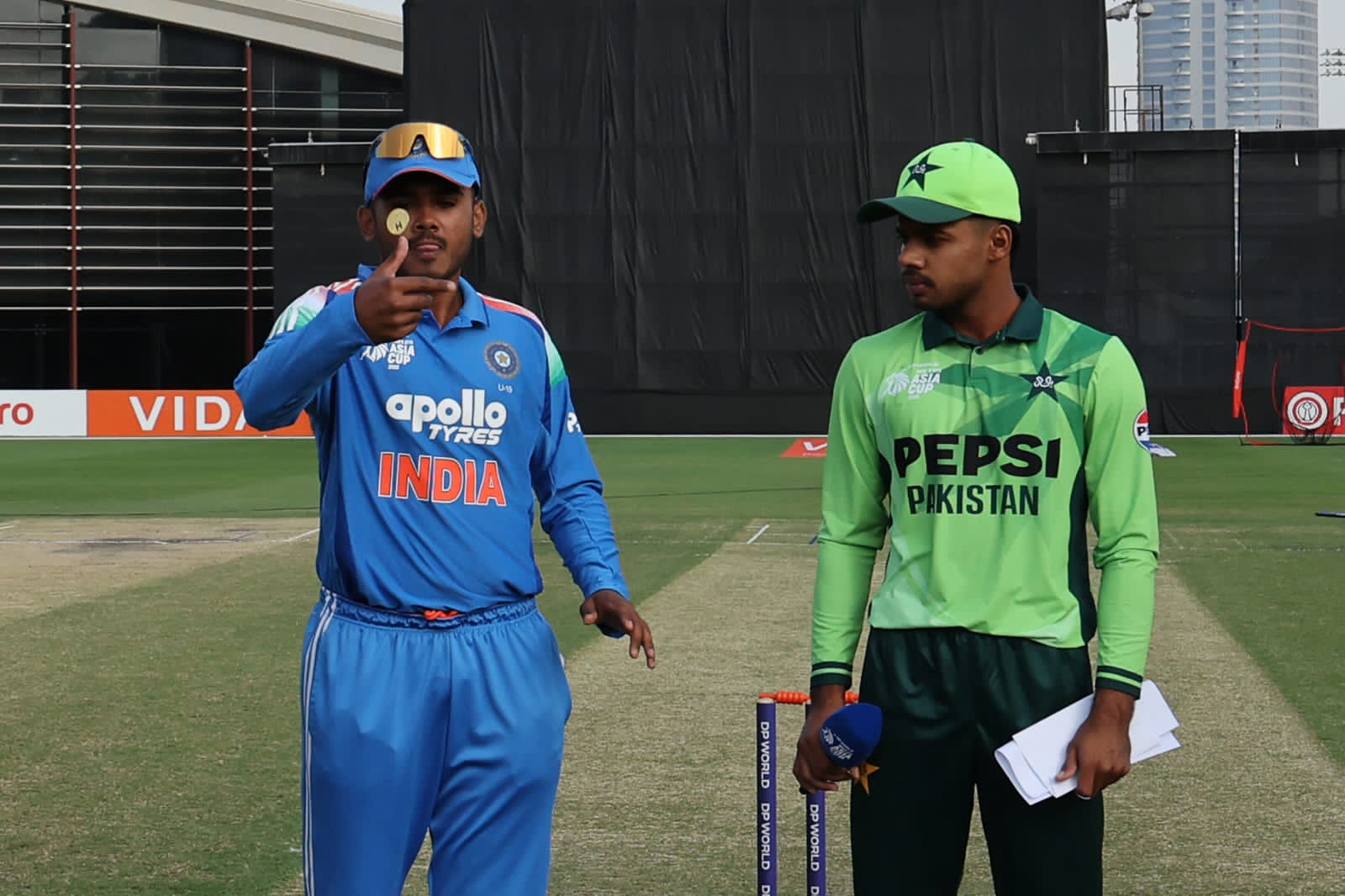 India captain Ayush Mhatre and Pakistan captain Farhan Yousaf |X