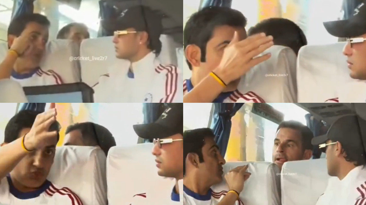 T20 World Cup 2026: WATCH- Gautam Gambhir’s intense chat with Abhishek Sharma on team bus leads to speculation amongst fans