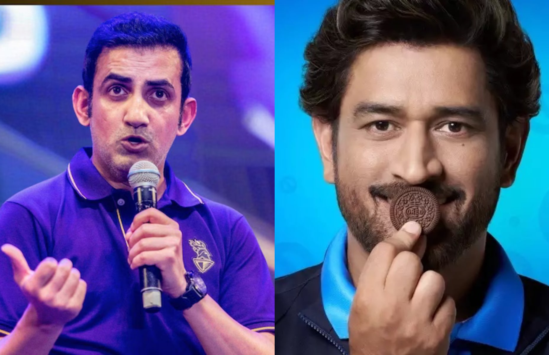 Gambhir took a sly dig at Dhoni's ads ahead of T20 WC 2022 and 2023 World Cup | X