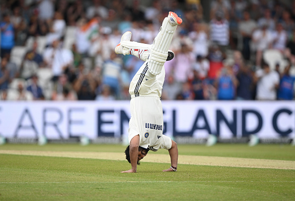 Rishabh Pant celebrates his 8th Test ton | Getty