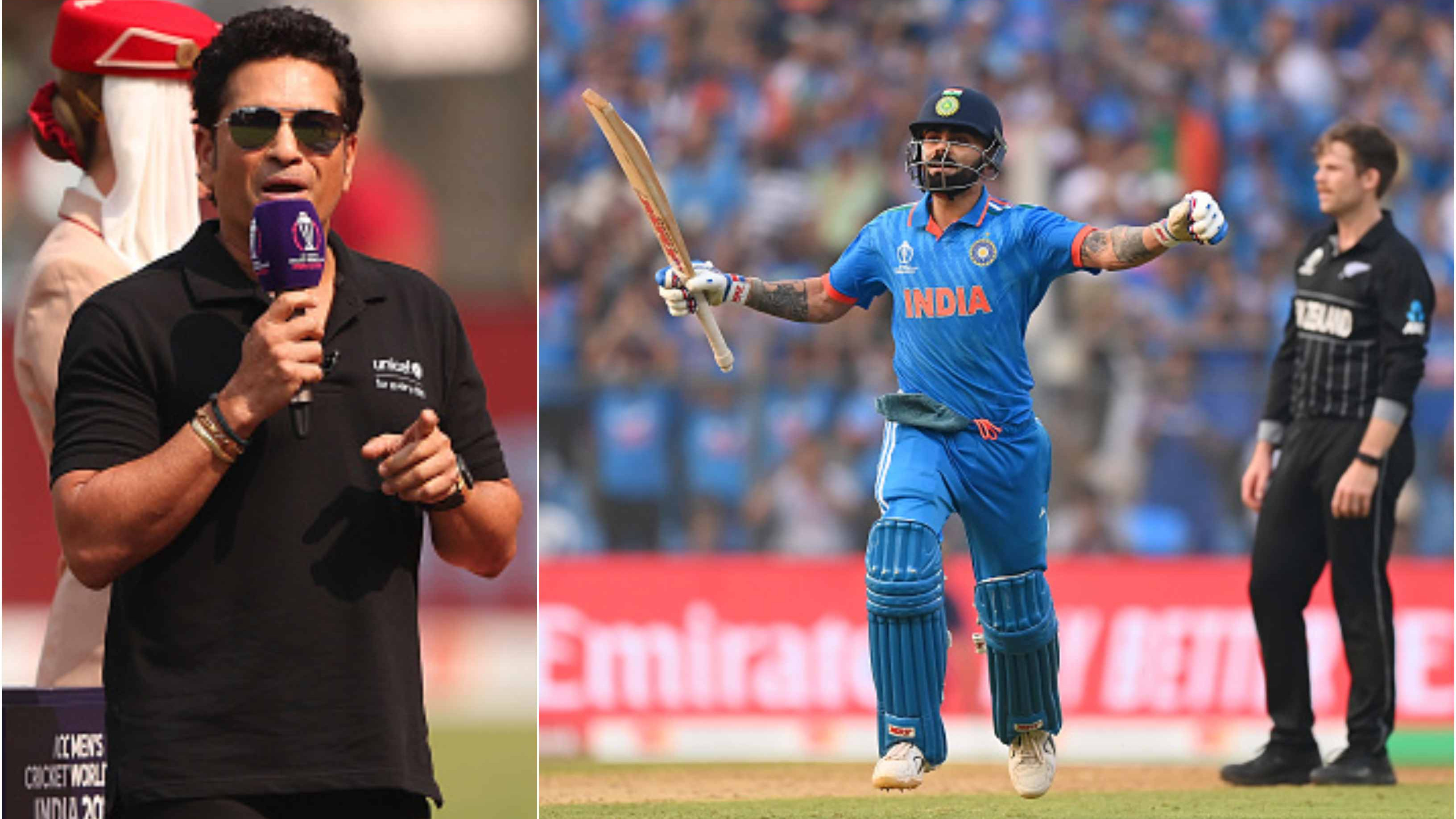 “There is a lot of cricket, runs left in him”: Tendulkar praises Kohli for breaking his ODI tons record