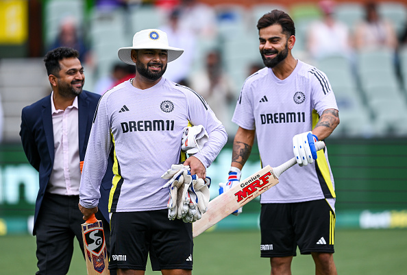 Virat Kohli and Rishabh Pant | Getty