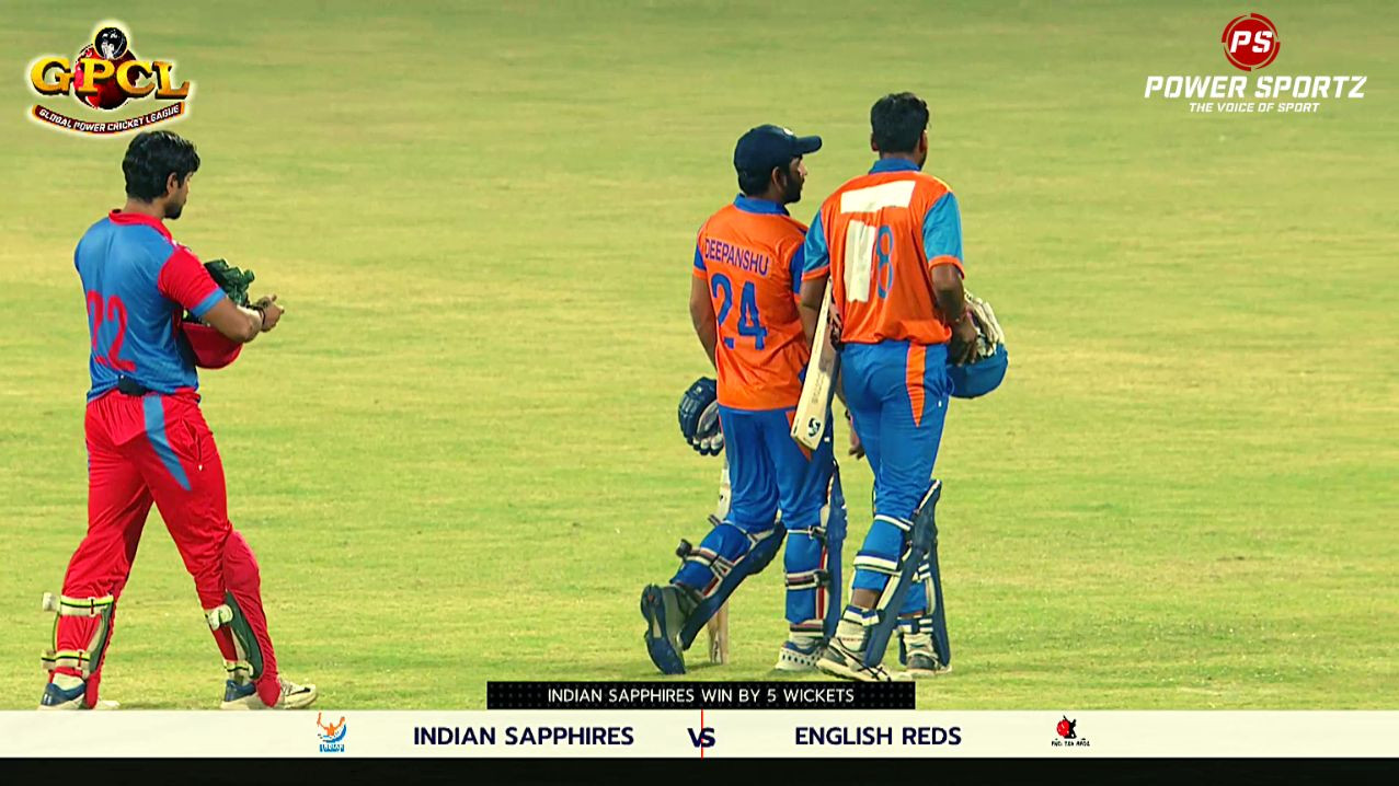GPCL T20: Munaf Patel-led Indian Sapphires beat English Reds by 5 wickets in a low-scoring thriller