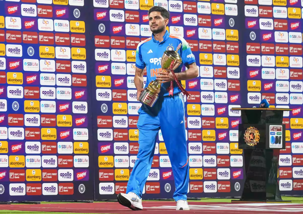 Shubman Gill won the Player of the Series award for 84 and 154-run knocks | BCCI