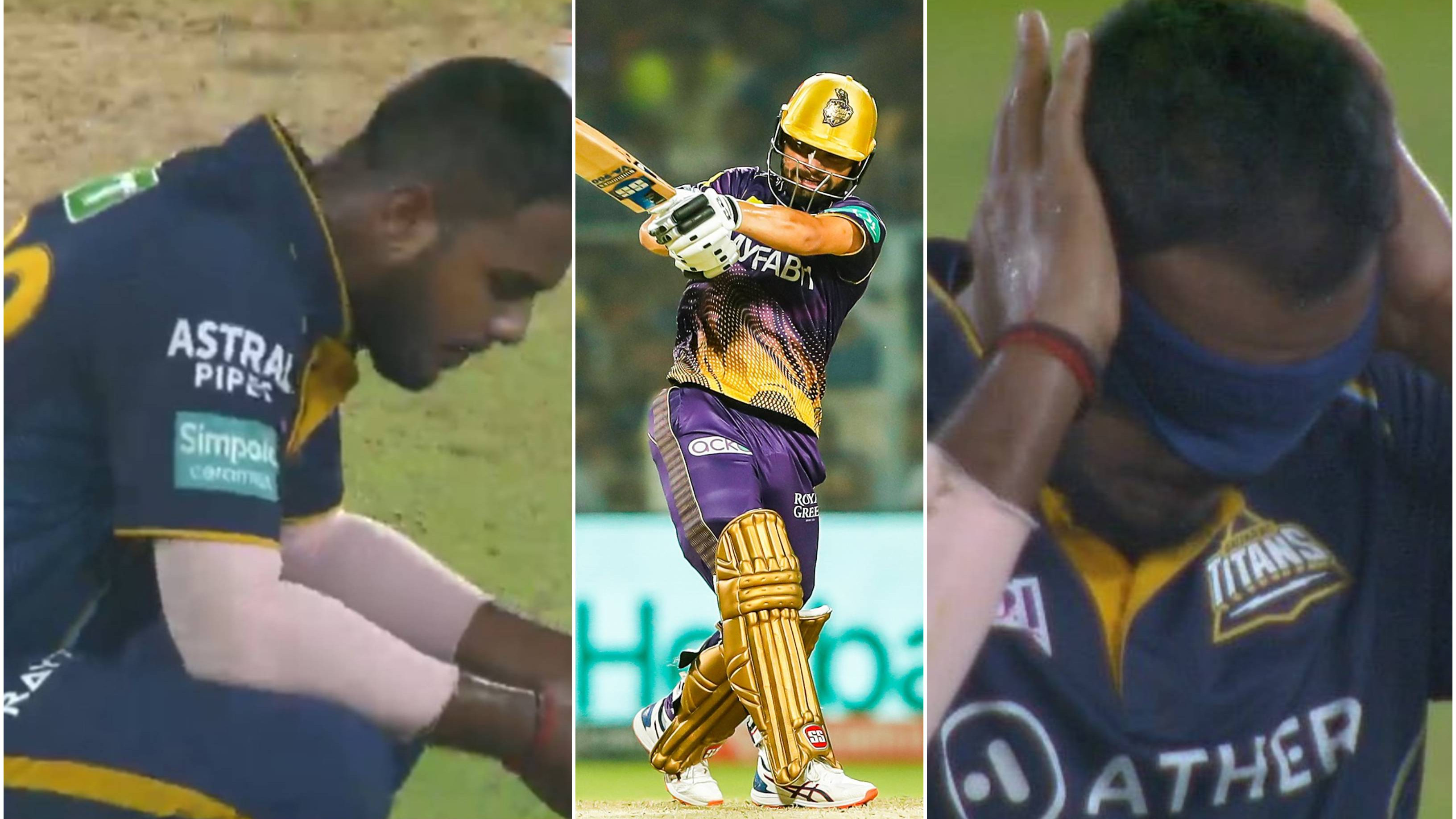 IPL 2023: WATCH – Yash Dayal covers his face in despair after Rinku Singh hits him for 5 successive sixes to seal the deal for KKR