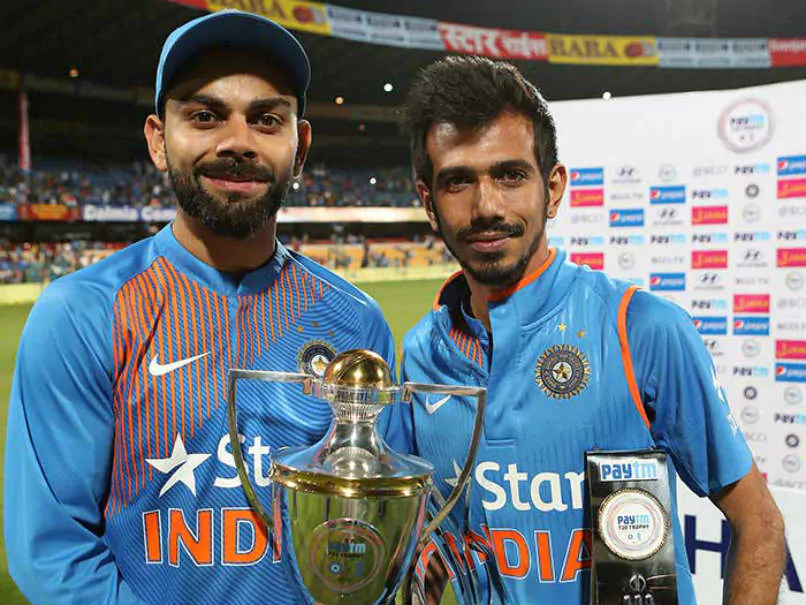 Yuzvendra Chahal with Virat Kohli during his debut T20I series | Twitter