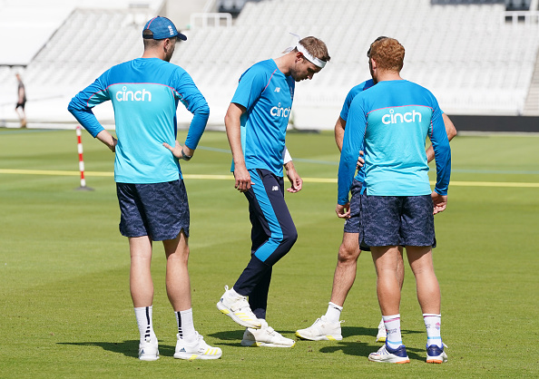 Stuart Broad will miss the rest of India Test series with a calf injury | Getty