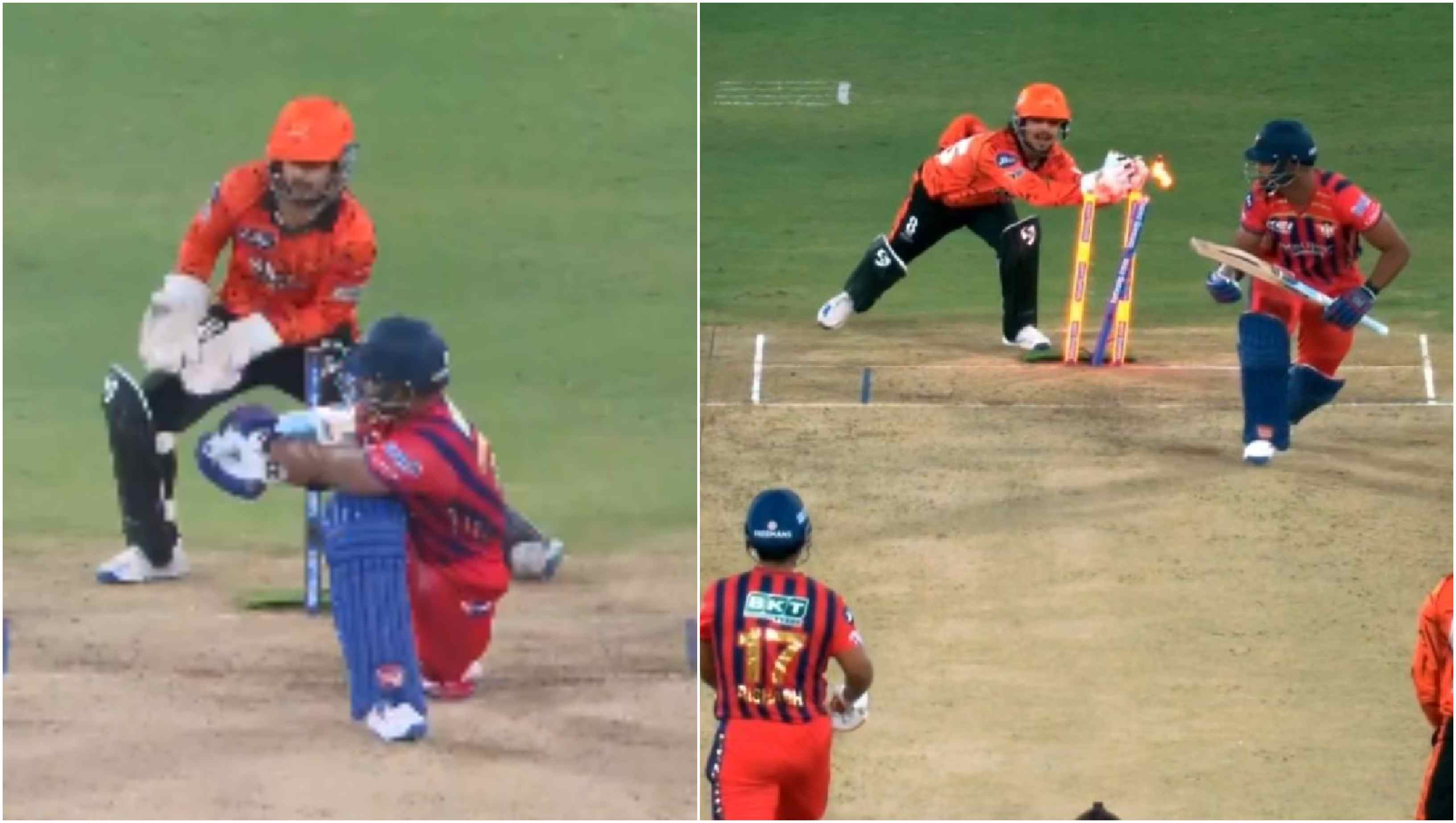 Nicholas Pooran's dismissal against SRH | Screengrab