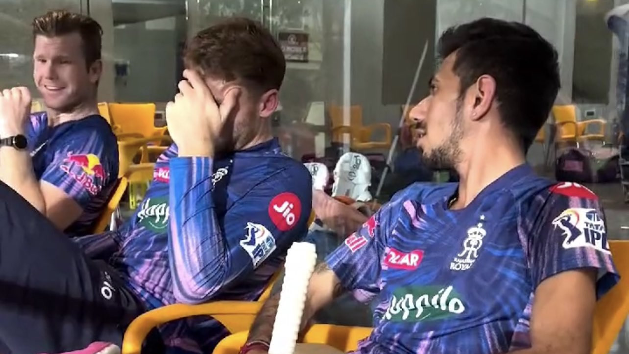 IPL 2022: WATCH - Buttler's priceless expression after Chahal says 