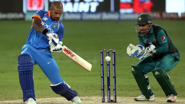 Shikhar Dhawan during the 2018 Asia Cup | Getty