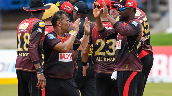 CPL 2020: WATCH – Pravin Tambe claims wicket in first over on CPL debut for Trinbago Knight Riders