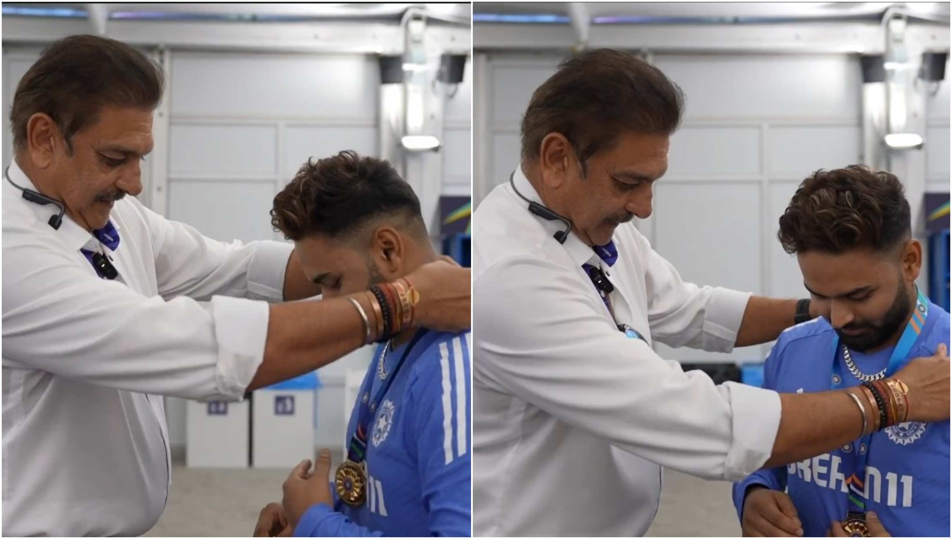 Ravi Shastri bestowed Rishabh Pant with best fielder medal | BCCI