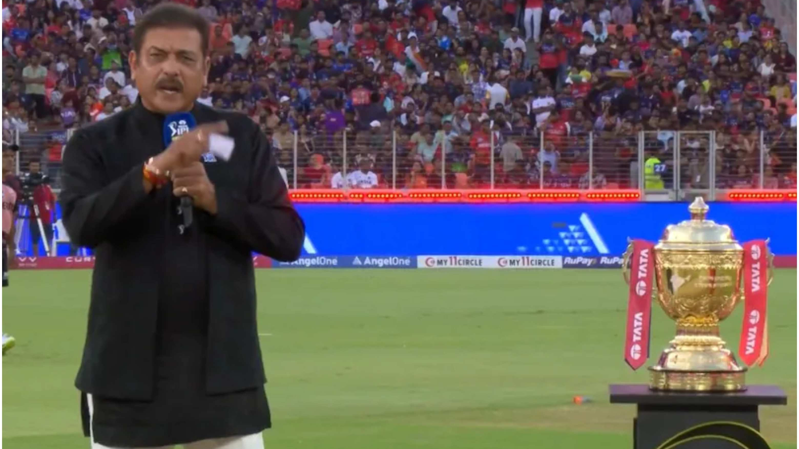 WATCH: “Punjab Kings decided to bat first,” Ravi Shastri makes big gaffe at IPL 2025 Final toss