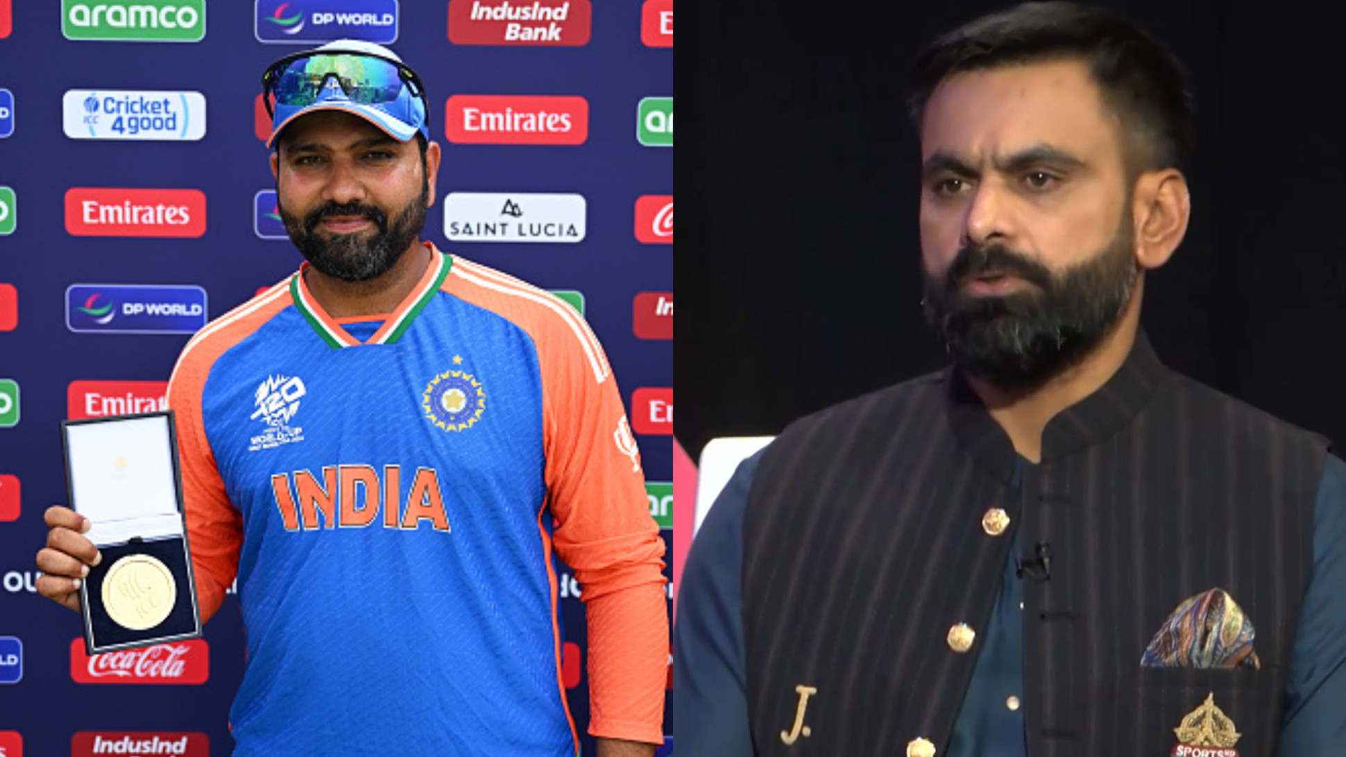 WATCH- ‘Rohit Sharma deserves to win this T20 World Cup’- Mohammed Hafeez